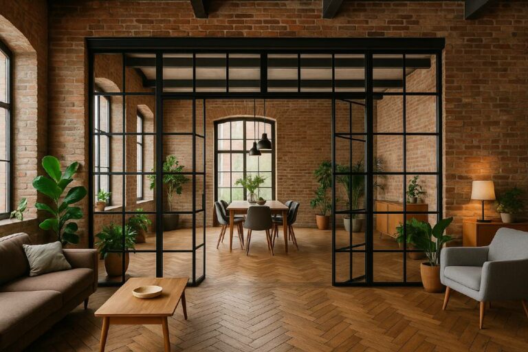 verriere d'interieur style loft